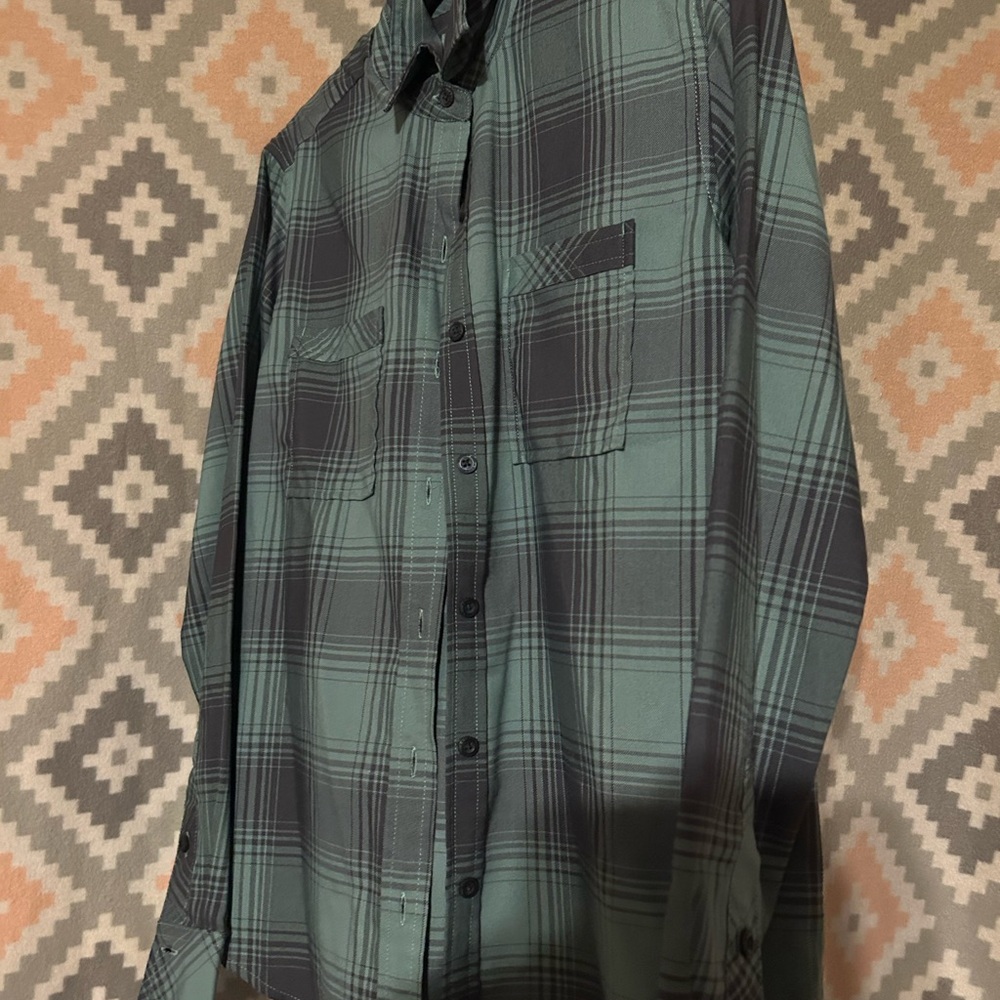 Green Plaid Shirt